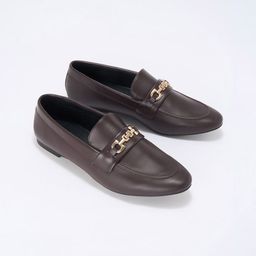 Forever Glam by Pantaloons Women Textured PU Loafers-32
