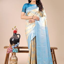 Astita Woven Design Zari Banarasi Saree-image-66