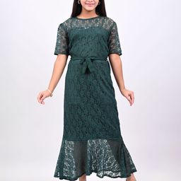 FELLAMO Net Maxi Dress-30