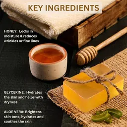 Golden Treez Set Of 3 Lemon Glycerine Soap- 115 ml Each image 3