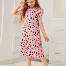 INCLUD Print Flutter Sleeve A-Line Midi Dress image 2