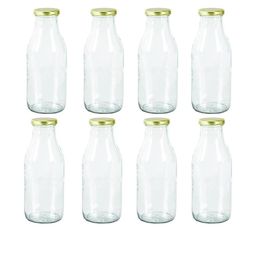 SOMIL Set Of 8 Glass Water Bottle-image-20