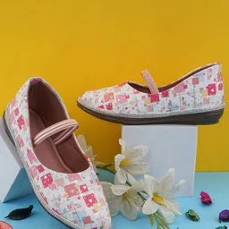 BAESD Girls Pointed Toe Embellished Ballerinas-image-38