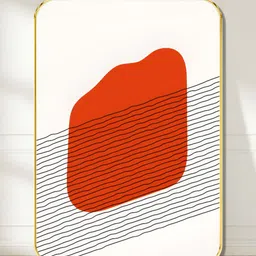 Myntra Elegant Homes White & Red Wood Abstract Sparkle Wall Art-image-17