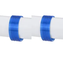1ST TIME Set Of 24 Blue Alloy Bangles-picture-0