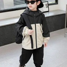 StyleCast x Revolte Boys Longline Outdoor Open Front Jacket-7