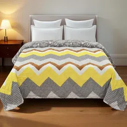 IVAZA Yellow AC Room Double Bed Microfibre Comforter-image-43