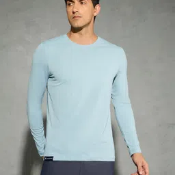 Technosport Men Solid Slim Fit Round Neck Cotflex Sports T-shirt-image-68