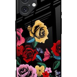 QRIOH Floral Printed iPhone 16 Plus Back Case Mobile Accessories-31