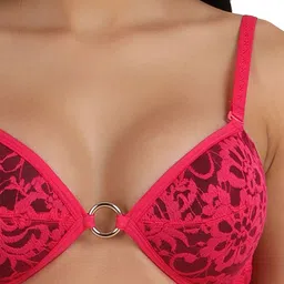 SELFCARE Abstract Bra Half Coverage Lightly Padded image 5