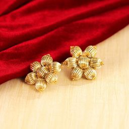 StyleCast Gold-Plated Contemporary Studs-image-98
