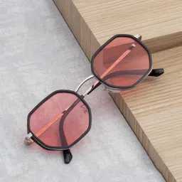 Ted Smith Unisex Round Sunglasses with Polarised and UV Protected Lens-36