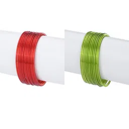 1ST TIME Set Of 24 Red Alloy Bangles-picture-17