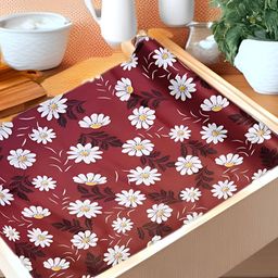 Aura Red Set of 1 Water Resistant Shelf Liner Organisers-image-68