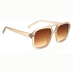 Peter Jones Eyewear Unisex Aviator Sunglasses with UV Protected Lens 98062TBW_C-Brown-image-64