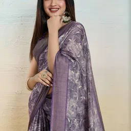 KALINI Floral Zari Tissue Handloom Saree-image-78