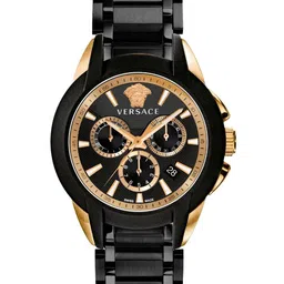 Versace Men Brass Dial & Stainless Steel Straps Analogue Watch VEM800418-image-41