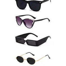Arzonai Unisex Black Sunglasses-image-74