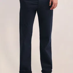 U.S. Polo Assn. Men Classic Straight Fit Mid-Rise Trousers-picture-2