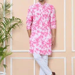 See Designs Men Dyed Regular Pure Cotton Kurta with Pyjamas-picture-23