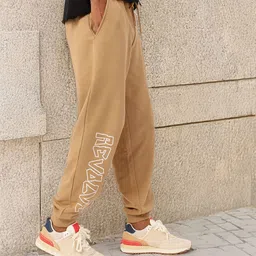 Kook N Keech Men Urban Edge Printed Baggy Fit Cotton Terry Joggers-image-30