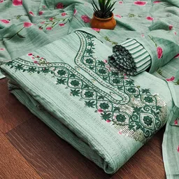 Maroosh Embellished Unstitched Dress Material-image-81