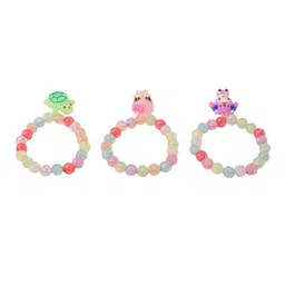 NVR Kids Set of 3 Cartoon Design Artificial Beads Thread Rakhi Combo image 4