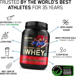optimum nutrition (ON) Gold Standard 100% Protein Powder - Primary Source Isolate Whey Protein image 3