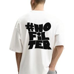 Fashnobic Men Typography Printed Round Neck Cotton Oversized T-shirt-picture-9