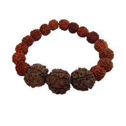Divine souvenirs Unisex Wooded Artificial Beaded Elasticated Bracelet-image-29