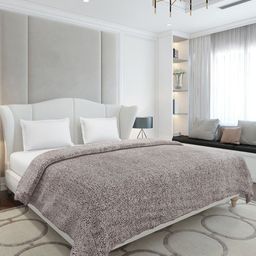 Monte Carlo Grey AC Room 270 GSM Double Bed Blanket-picture-8