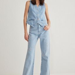 Trendyol Women Mildly Distressed Jeans-picture-40