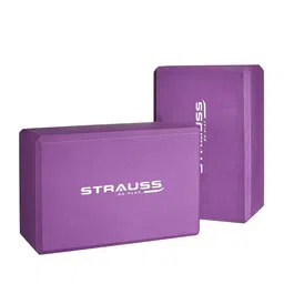 STRAUSS Set Of 2 Printed Yoga Bricks-29