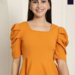 Tromko Puff Sleeve Top-image-34