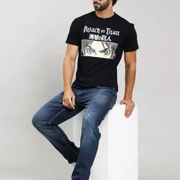 Free Authority Attack on Titans Printed Regular Fit Tshirt-image-16