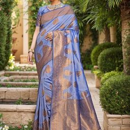 Anouk Rustic Ethnic Motifs Banarasi Saree-picture-21