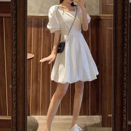 StyleCast Women Solid Casual A-Line Dress-image-67