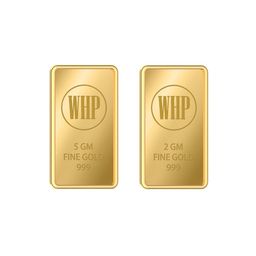 WHP JEWELLERS 24kt (999) 7 gm Combo Yellow Gold Bar-image-9