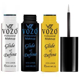 VOZO Set Of 3 Glide & Define Infusion Essential Liquid Eyeliner-5 ml Each-Shade- 01-04-10-image-66