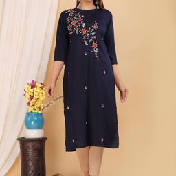 Mehsoos Women Floral Embroidered Thread Work Kurta-48