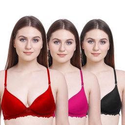 Samvar Multi Cotton Non-Wired Non Padded Minimizer Bra-picture-45