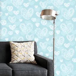 ArtzFolio Printed UV-Resistant Anti-Bacterial Romantic DoodlePeel & Stick Wallpaper-picture-47
