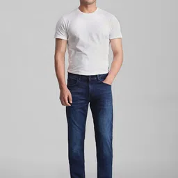 Mufti Men Straight Fit Heavy Fade Stretchable Jeans-image-58