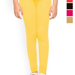 Tik Tok WEARS Girls Pack Of 5 Churidar Length Leggings-image-64