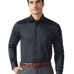 Blackberrys India Slim Fit Spread Collar Cotton Formal Shirt-image-69