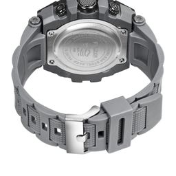 FELIZER Men Patterned Dial & Textured Straps Analogue and Digital Watch image 2