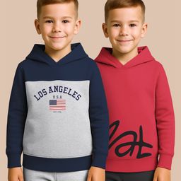 HELLCAT Boys Pack of 2 Printed Hooded Sweatshirt-image-84
