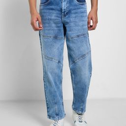 SF JEANS by Pantaloons Men Relaxed Fit Mid Rise Heavy Fade Jeans-picture-0
