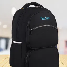 Seenlee Men Solid Backpack-9