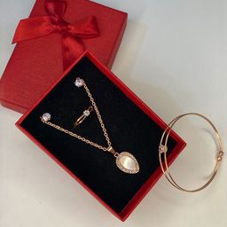 psight Teardrop Pendant Jewelry Set With Ring & Bracelet-picture-13